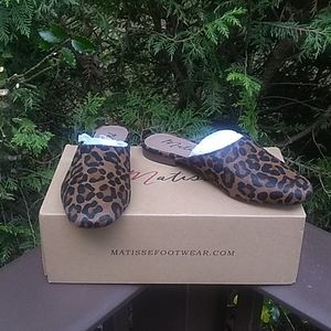Matisse Zip It Mules in Leopard
